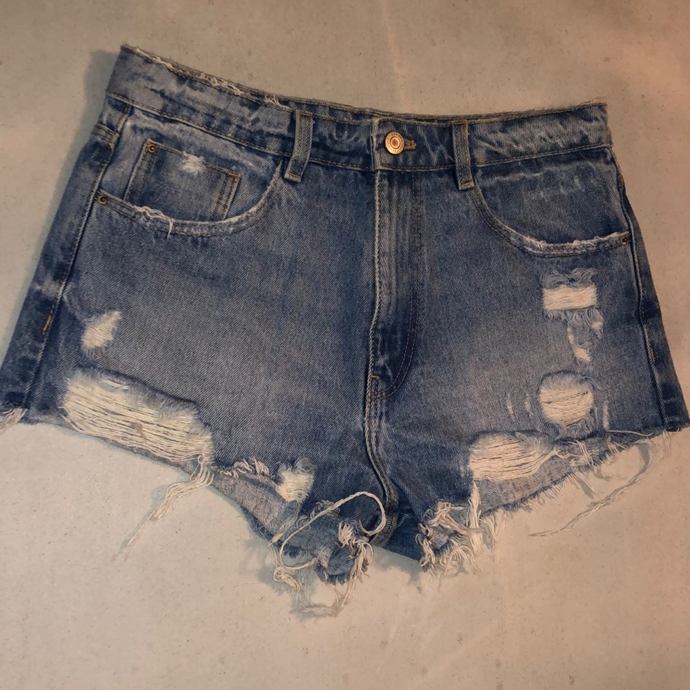 Zara denim shorts, worn once